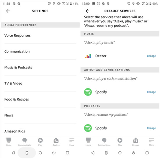 alexa deezer commands