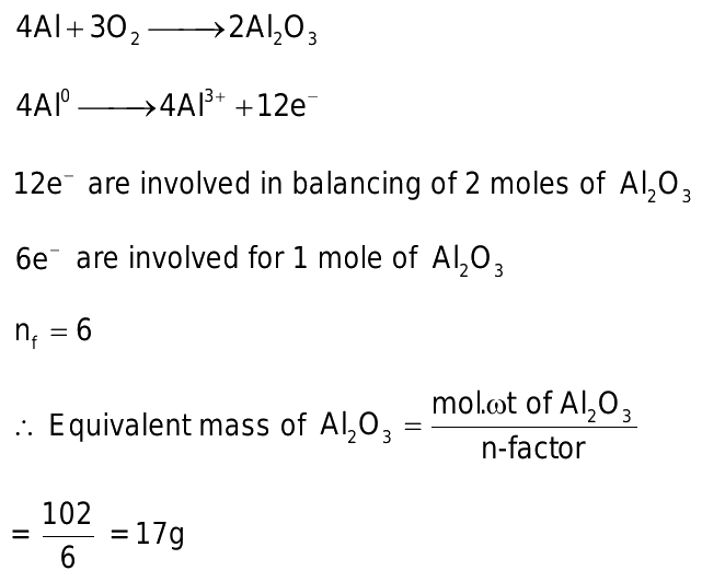mass of al2o3