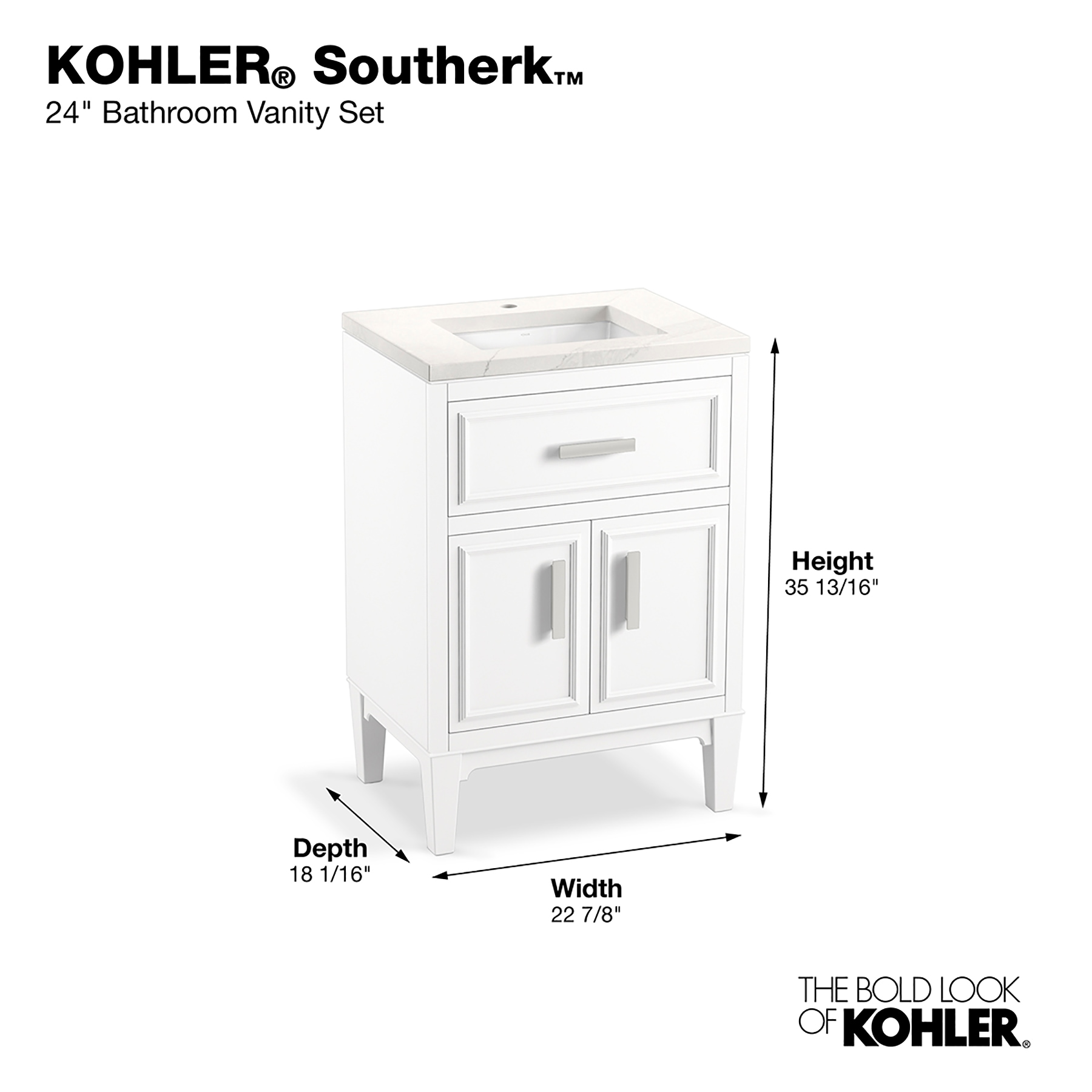 kohler 24 inch vanity