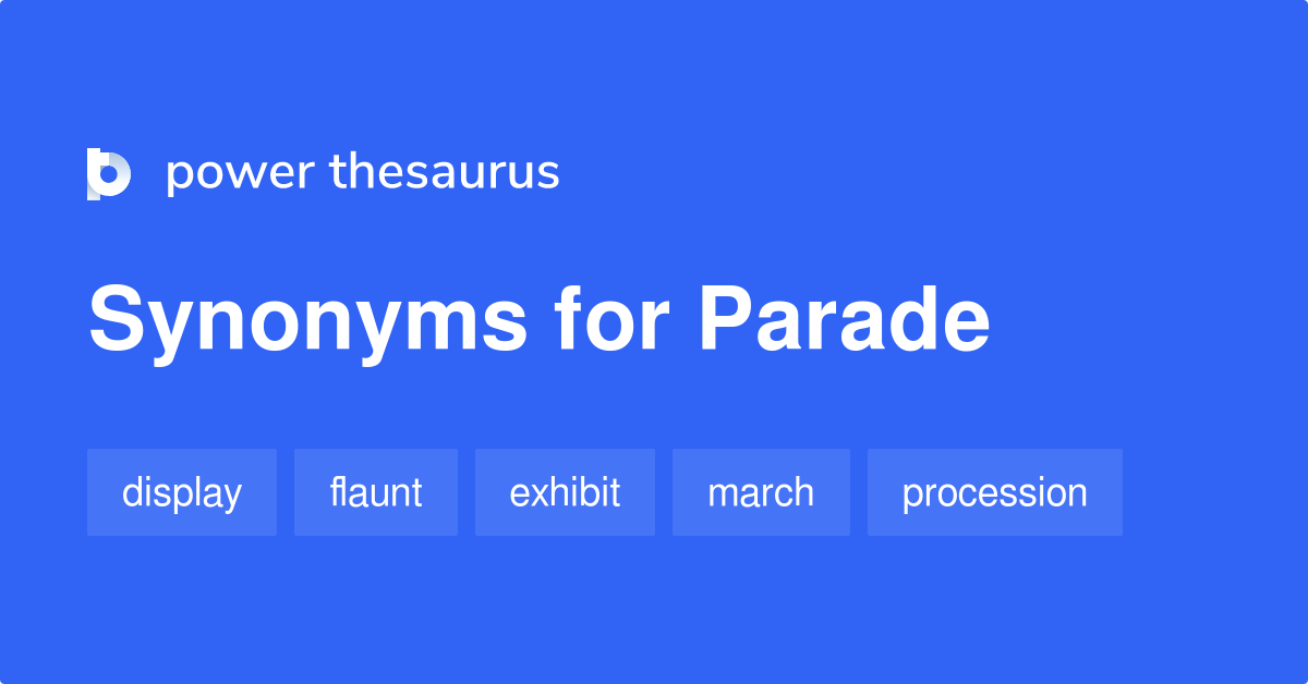 parade thesaurus