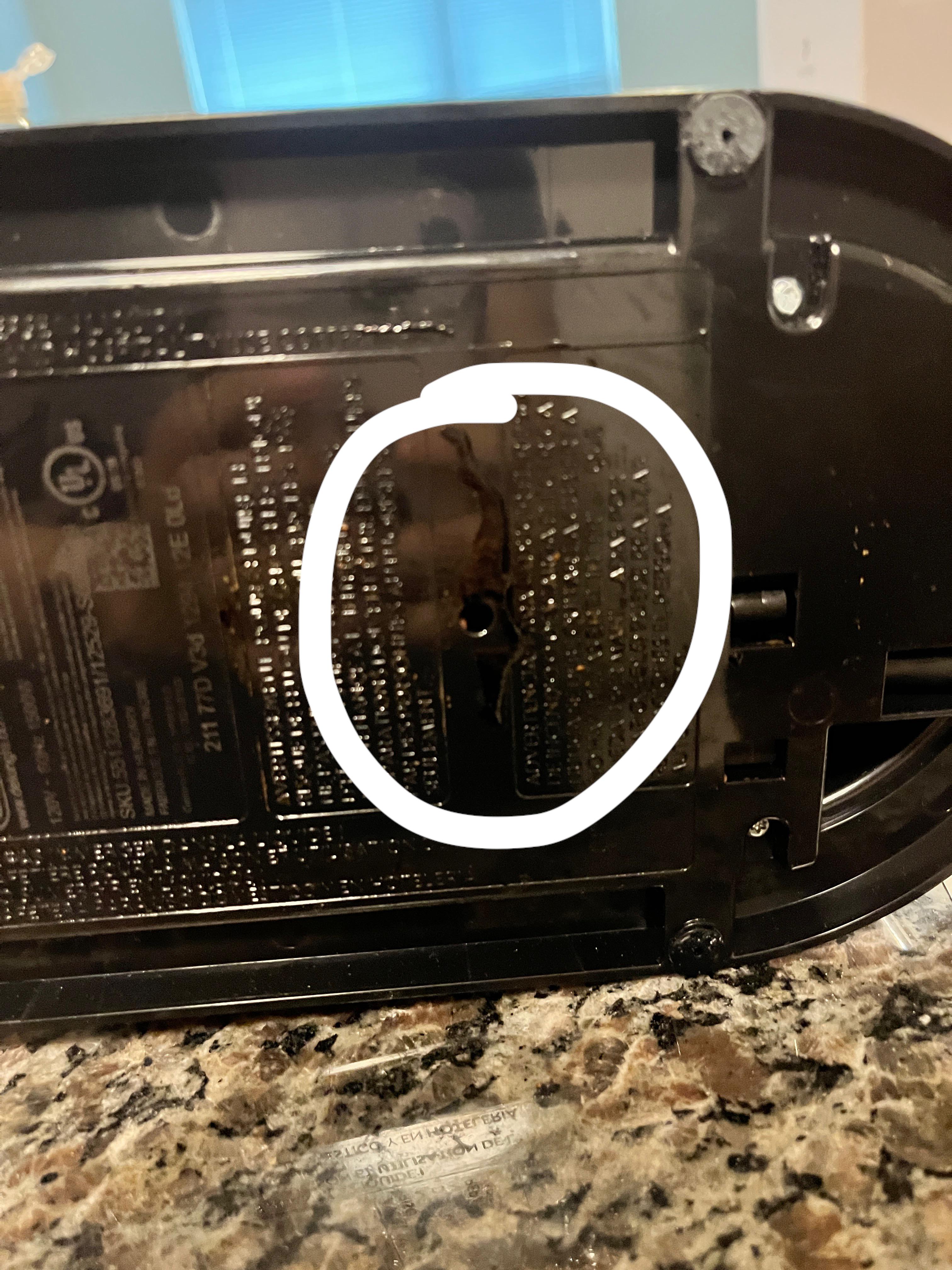 nespresso machine is leaking