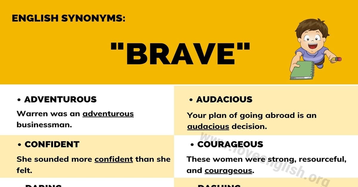 brave synonym