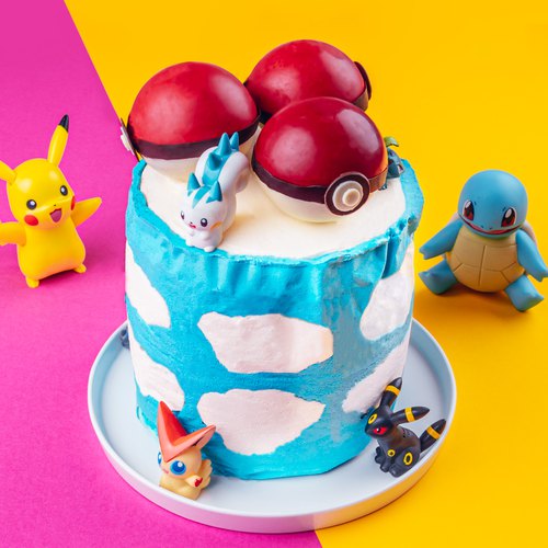 pokeball cake