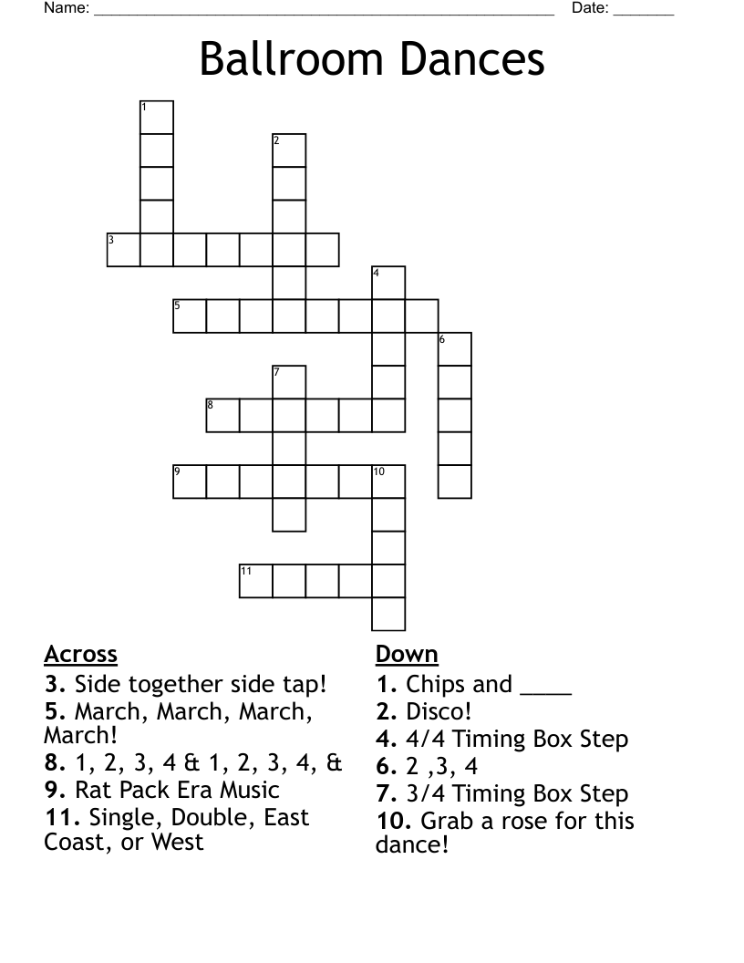 latin dances crossword