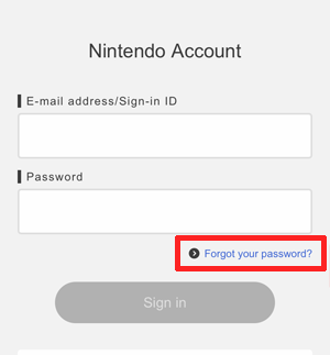 nintendo account