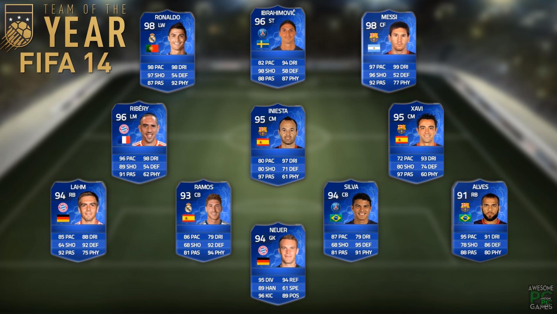 fifa 14 toty