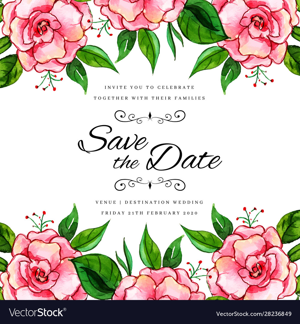 floral wedding invitation background hd