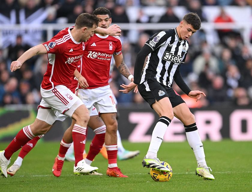 newcastle united f.c. vs nottingham forest standings