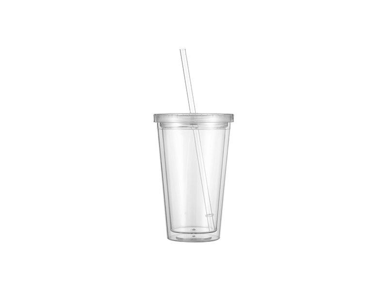 clear plastic tumblers with straws