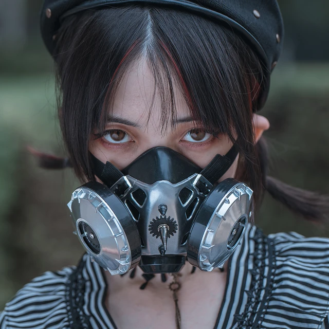 mascara de gas cosplay