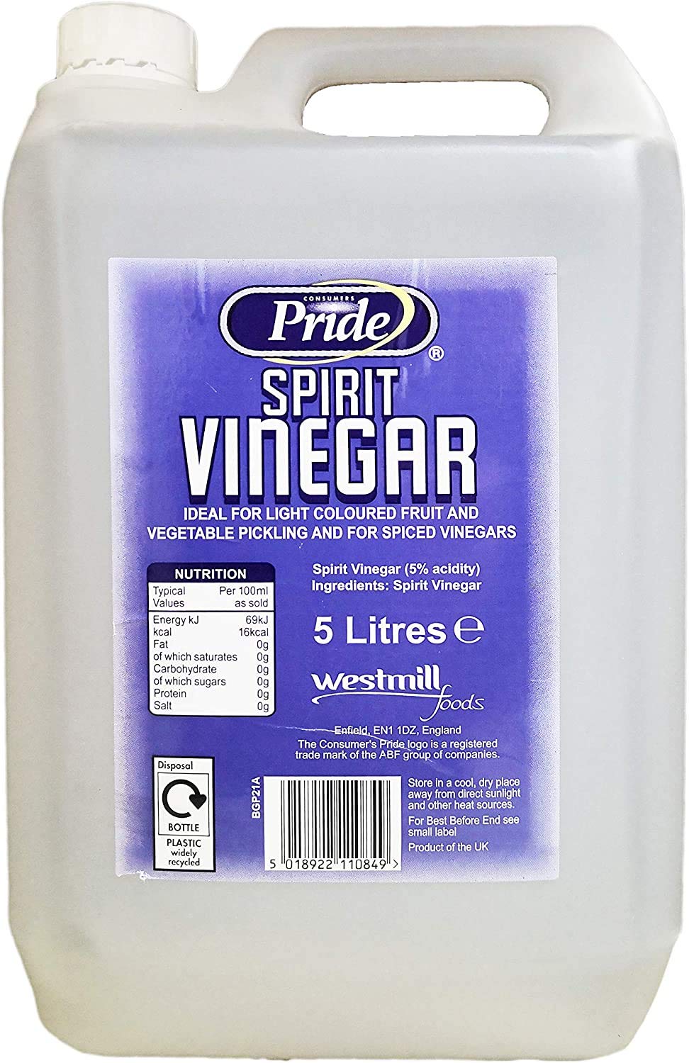 white vinegar 5 litres asda