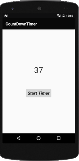 countdown timer android java