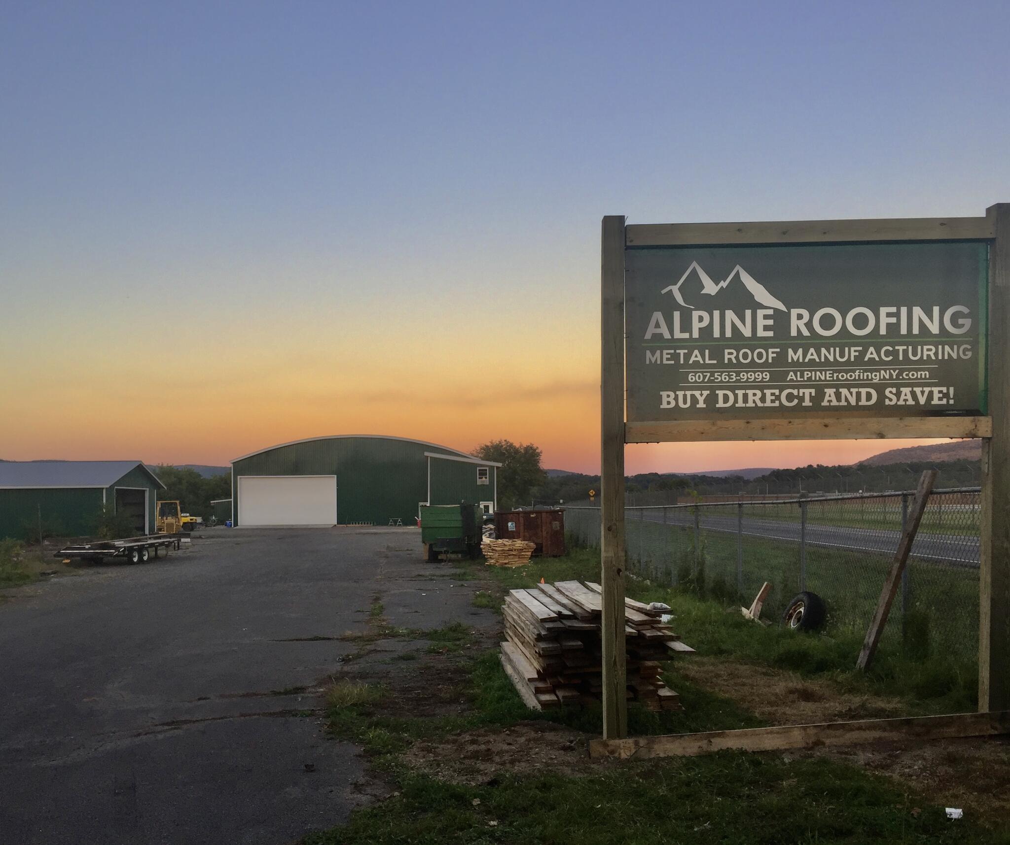 alpine roofing sidney ny