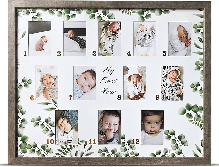 12 month photo frame