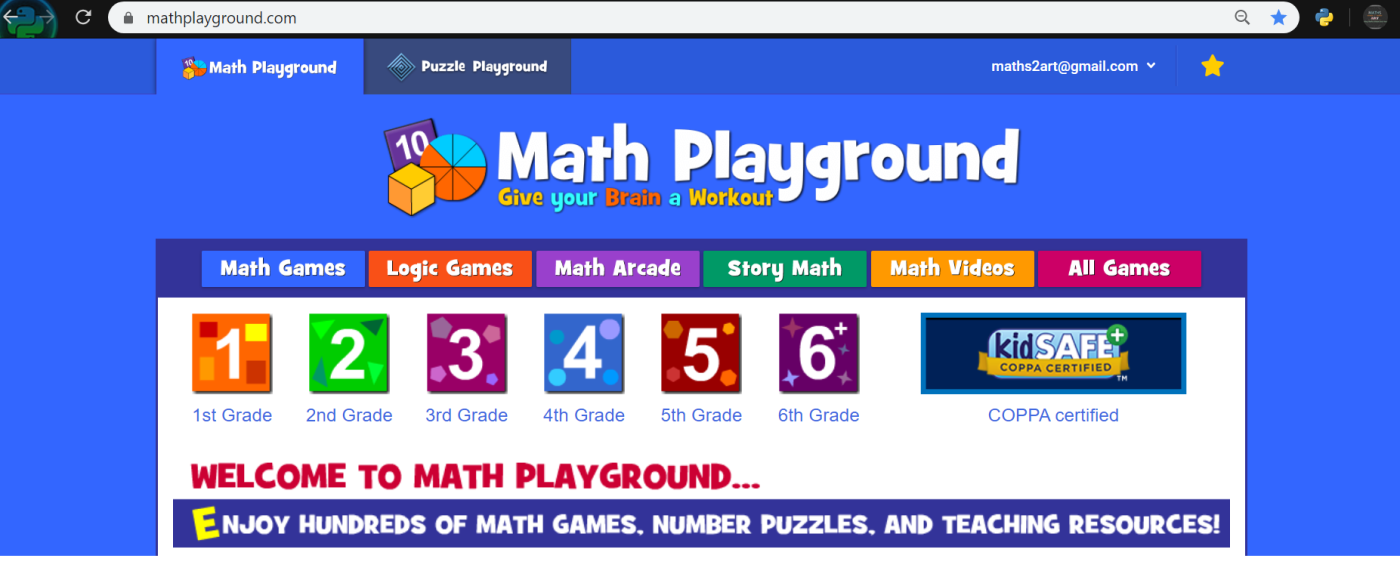 math games playground