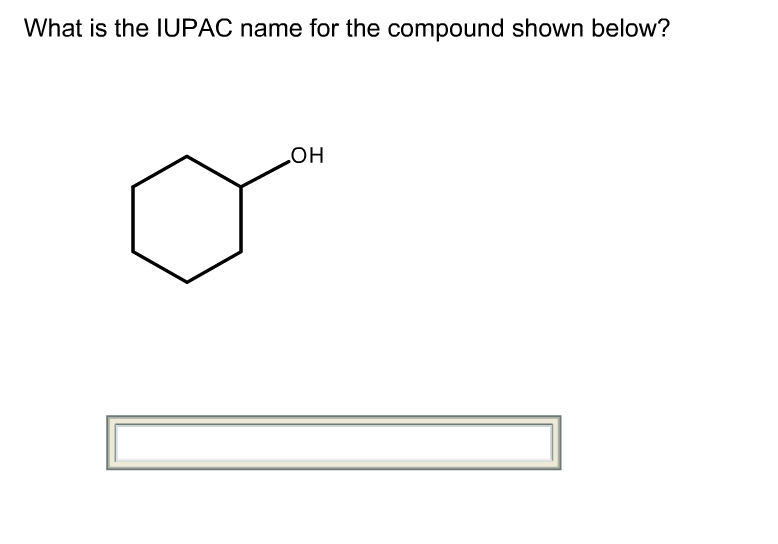 what is the iupac name for the compound shown