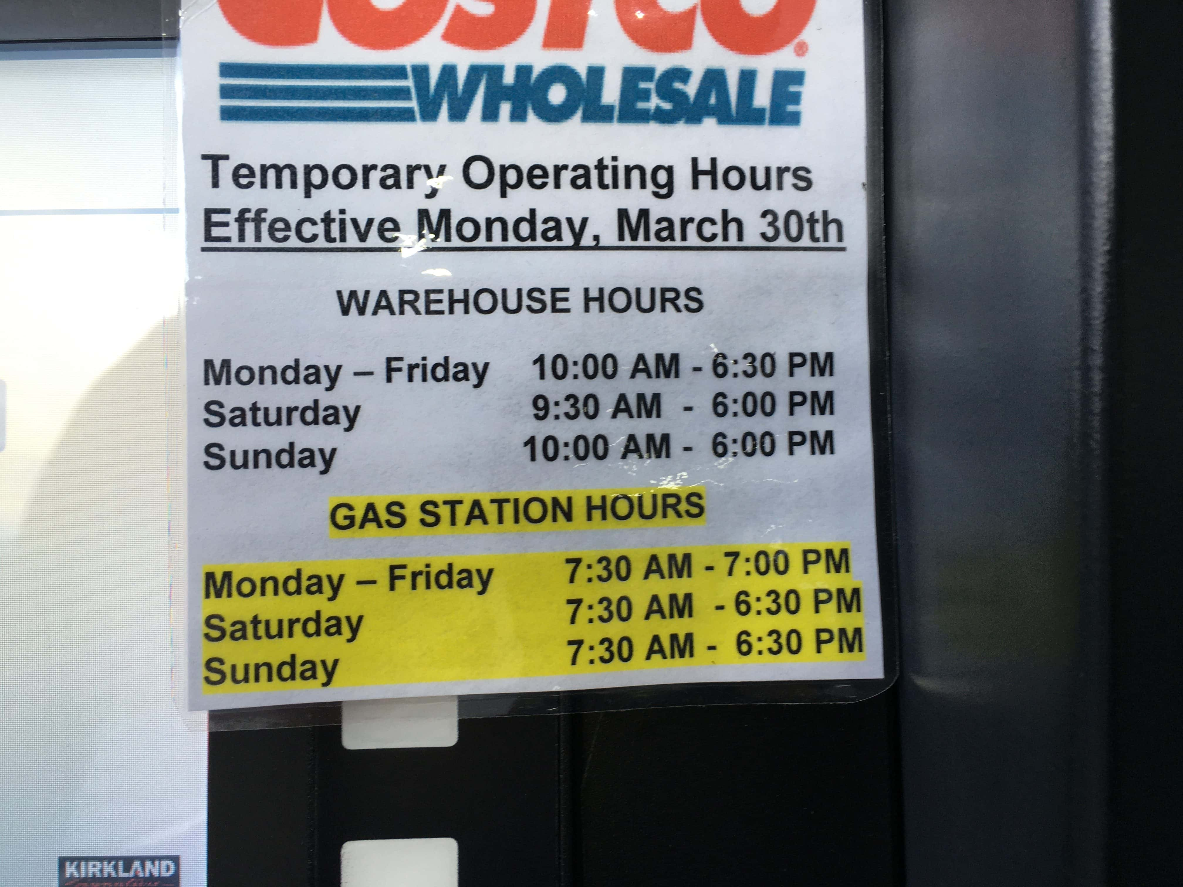 what are costco hours today