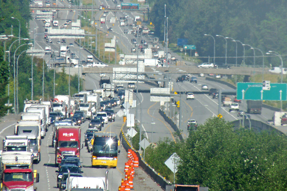 hwy 1 traffic abbotsford