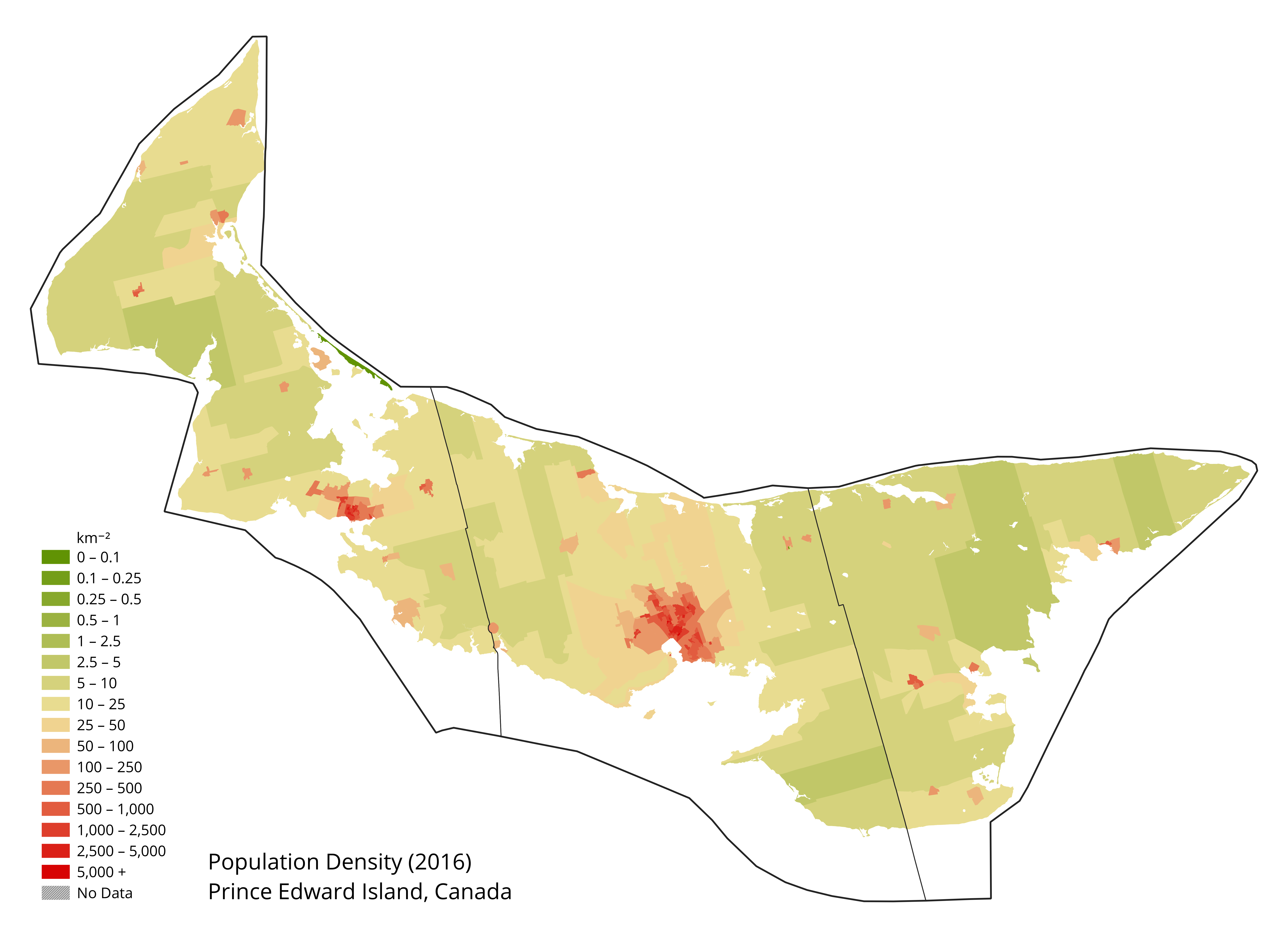 population of p.e.i.