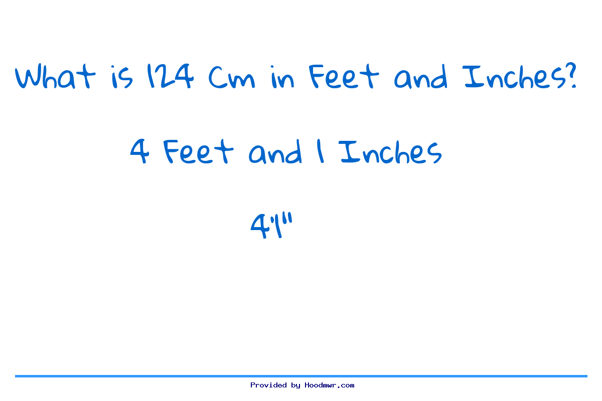 124cm into inches