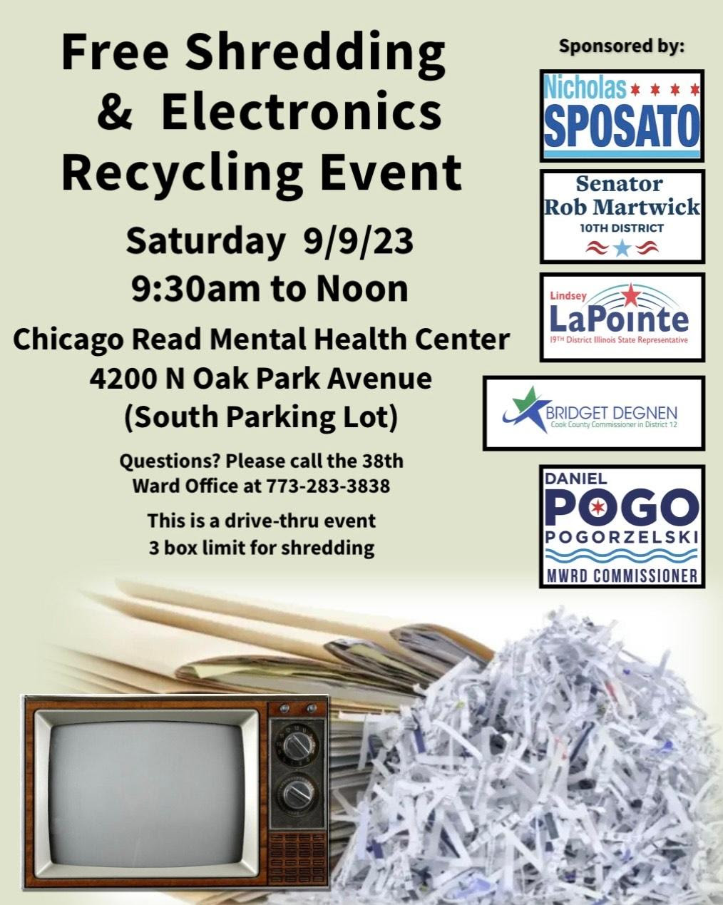 free shredding events chicago 2023