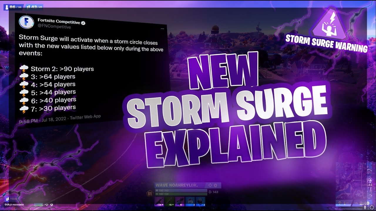 what is storm surge fortnite