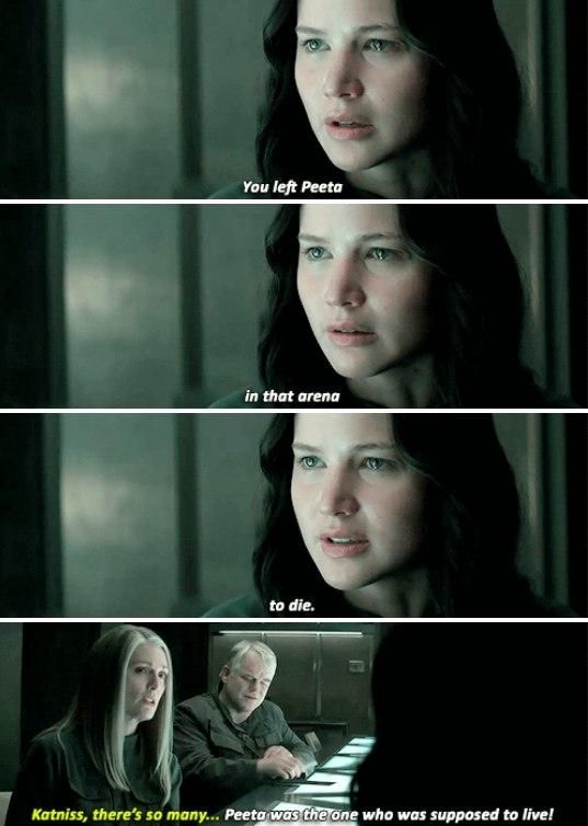 does peeta die in hunger games 2