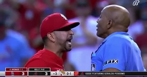 cardinals manager ejected today