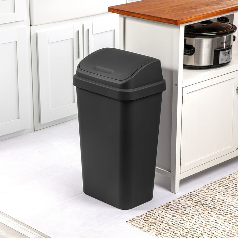 13 gallon swing top trash can