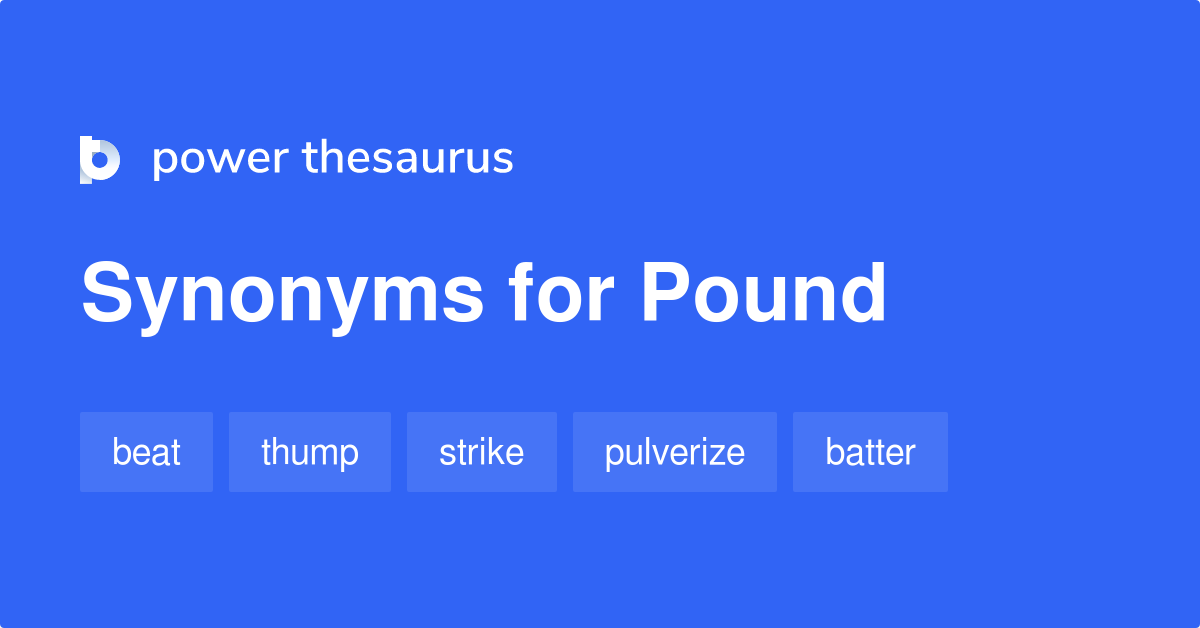 pound thesaurus