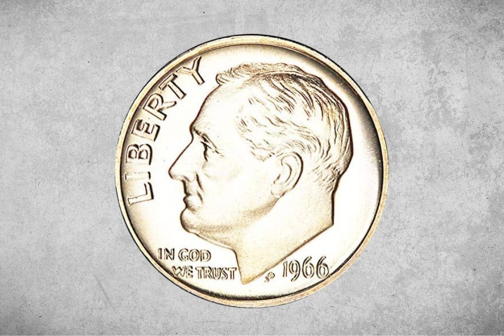 1966 american dime value