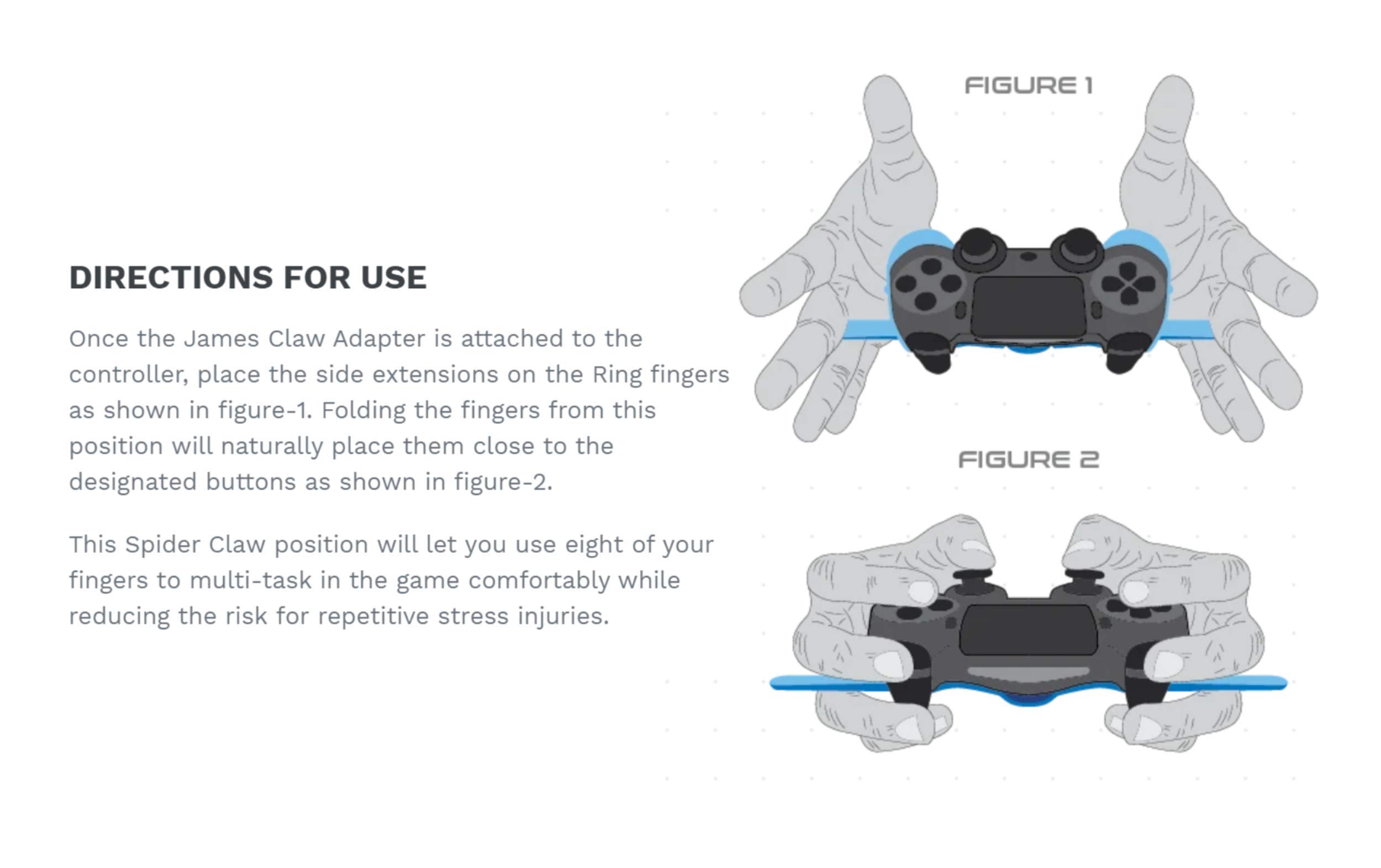 controller grip claw