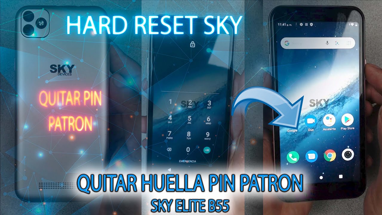 como desbloquear un celular sky devices