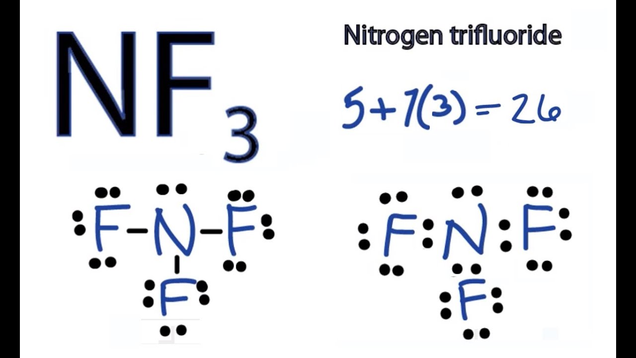 nitrogen trifluoride lewis structure