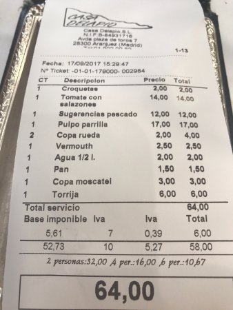 restaurante casa delapio menú