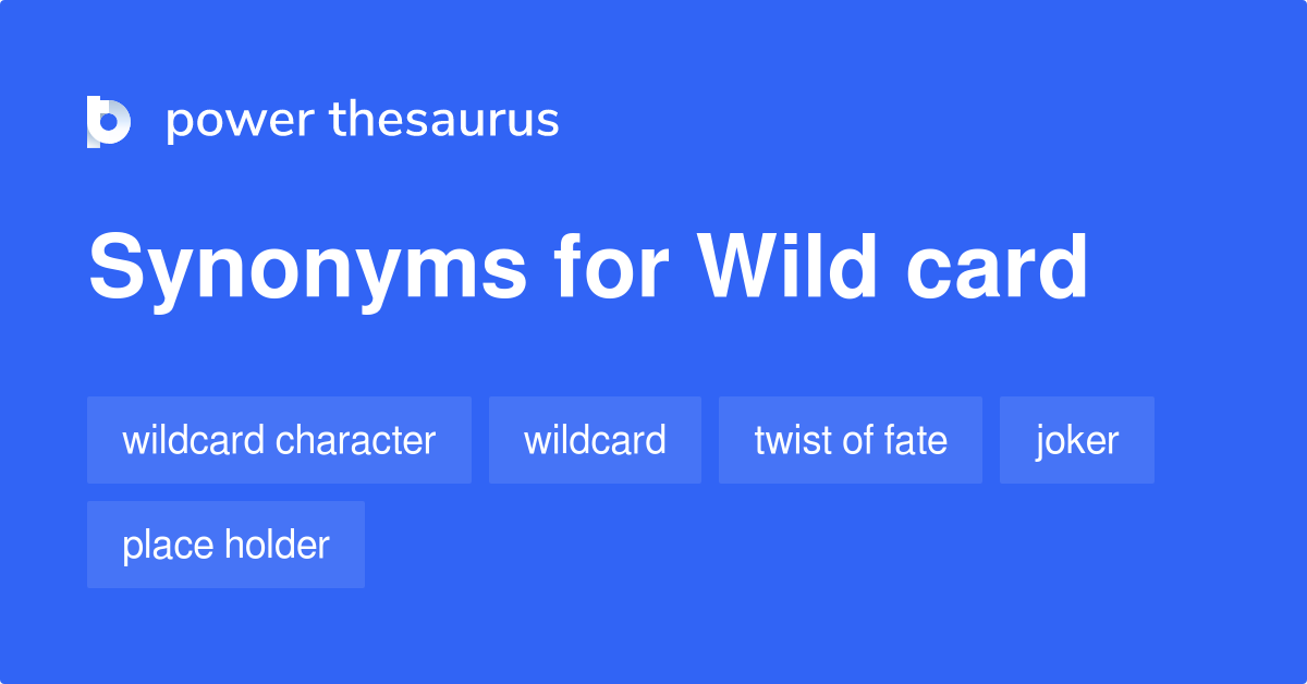 thesaurus for wild