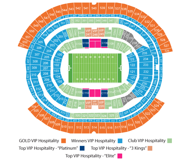 sofi seating chart