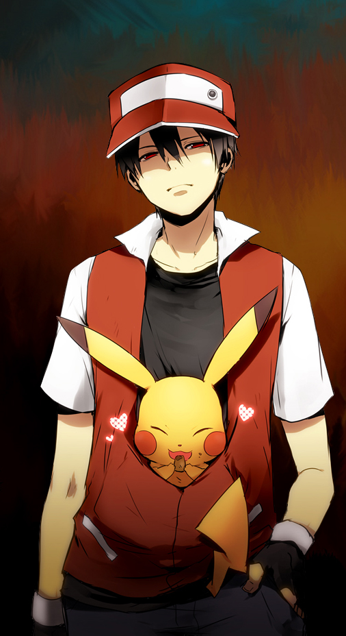 pokemon trainer red art