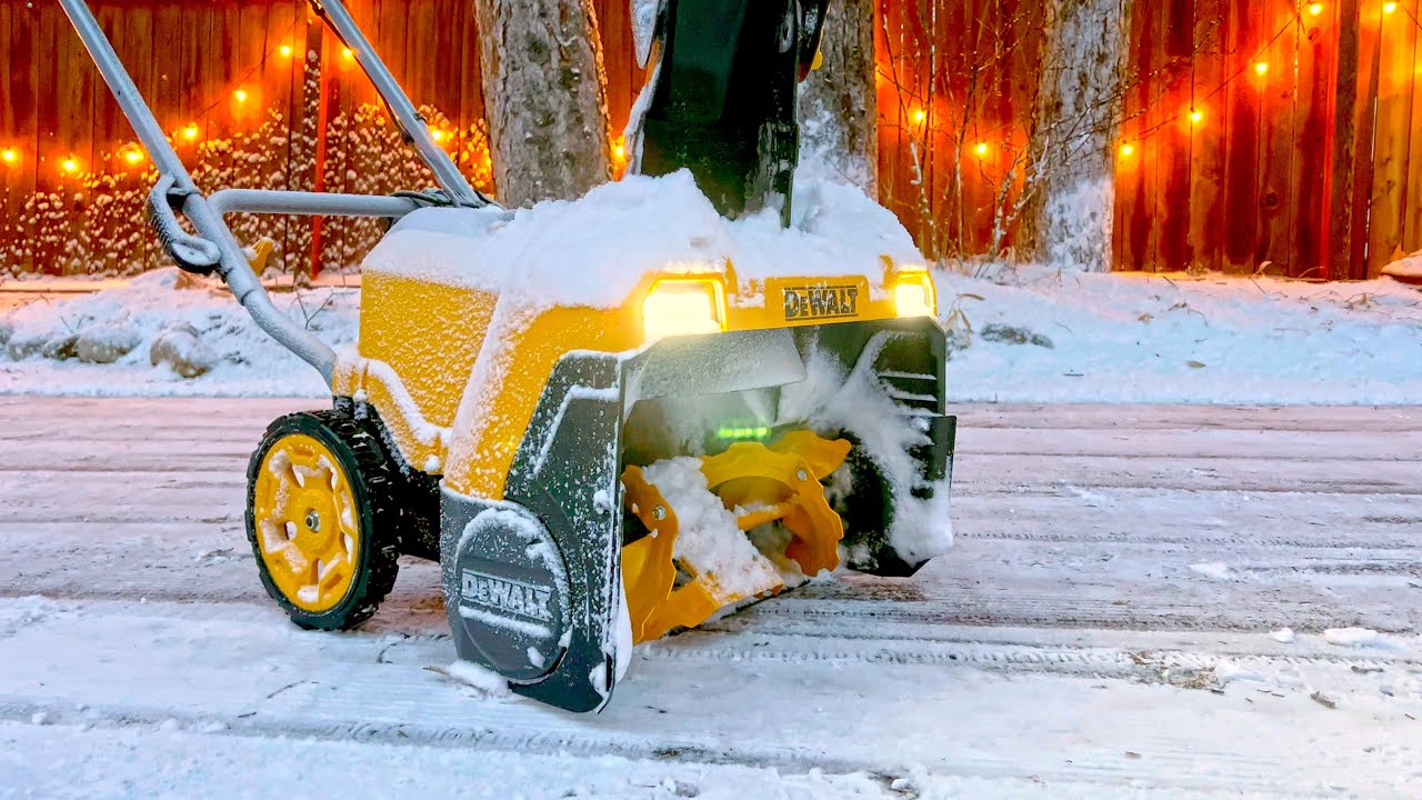 dewalt snowblower review