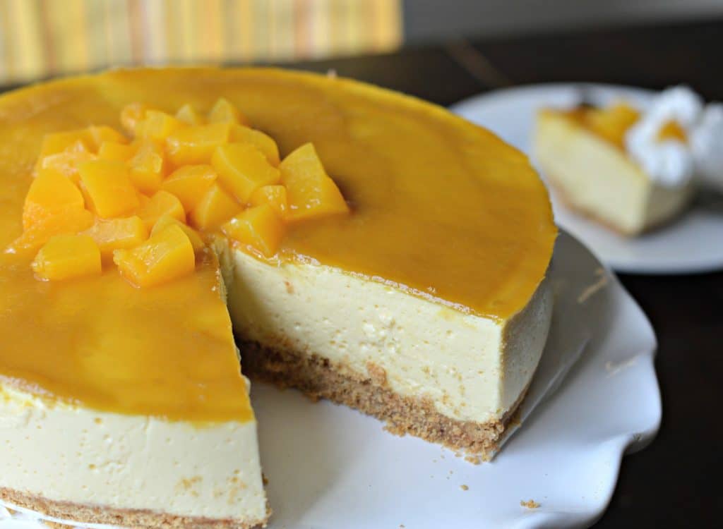 thermomix mango cheesecake