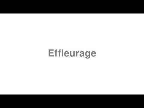 effleurage pronunciation