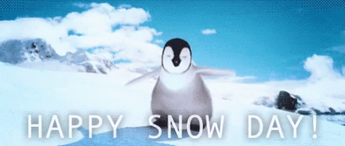 snow day gif funny