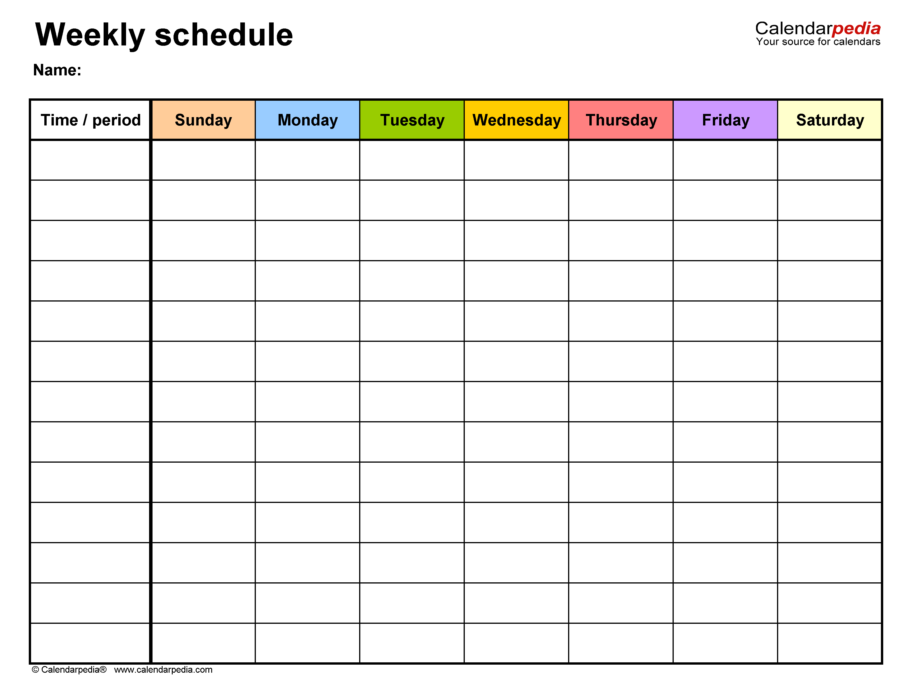 rota template word