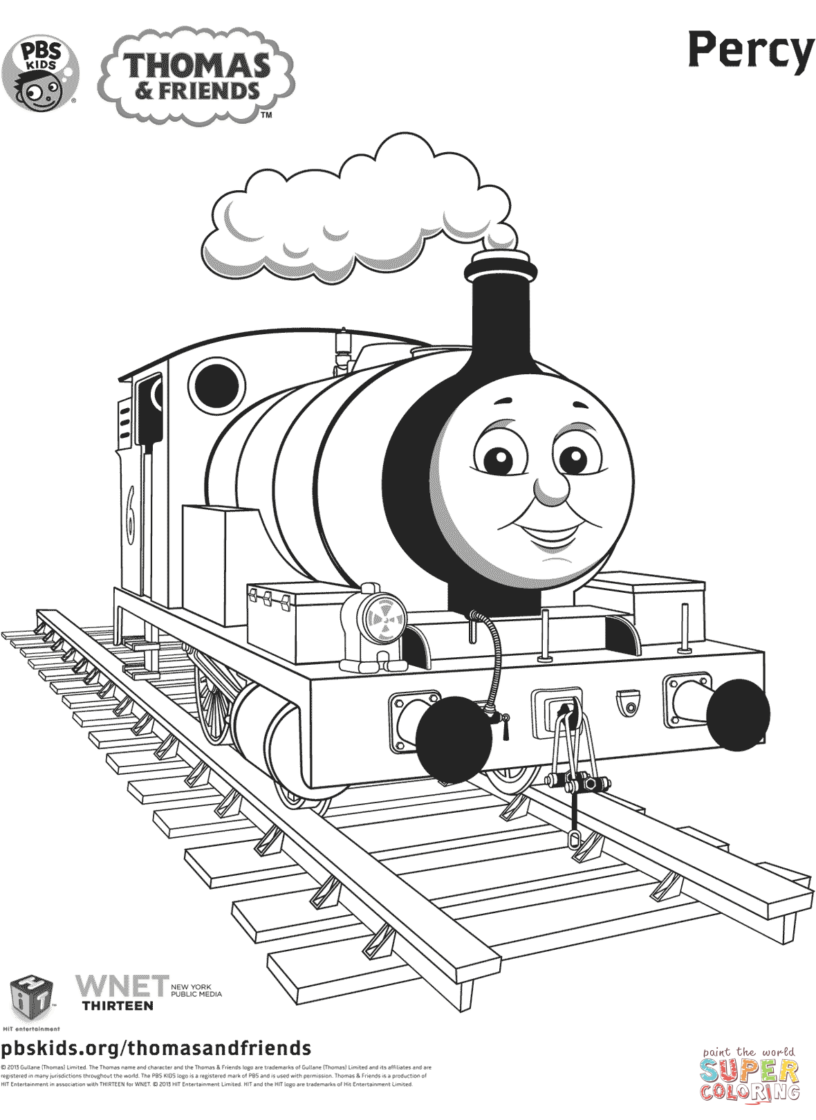 thomas and friends pictures to color