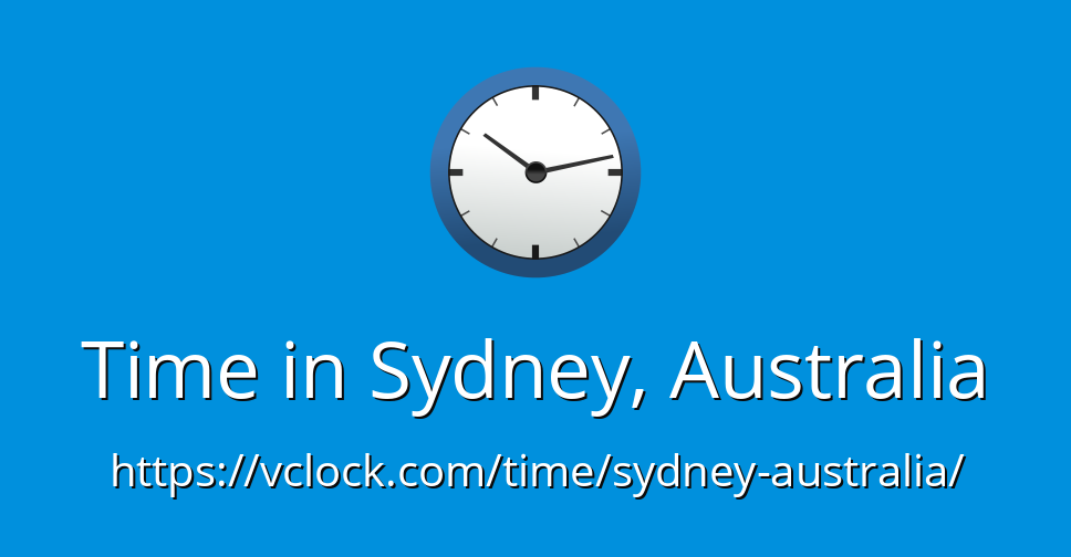 local time in sydney australia