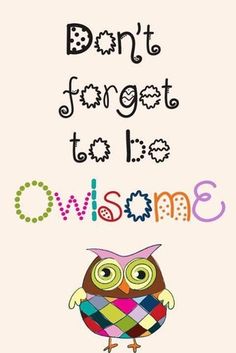 cute owl sayings
