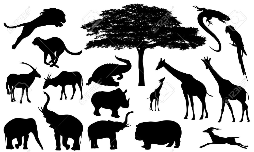 clipart african animals