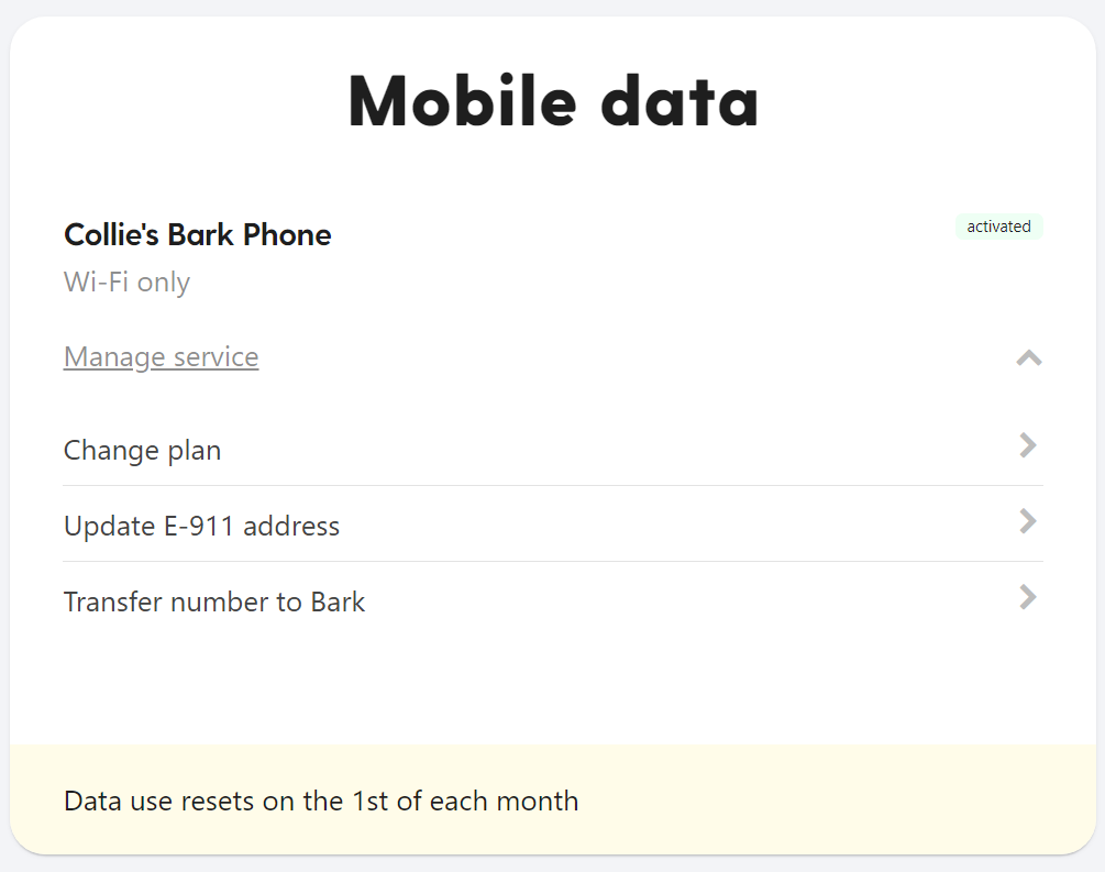 bark mobile pay by phone number