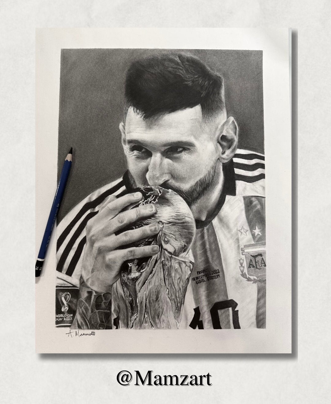 messi photos drawing