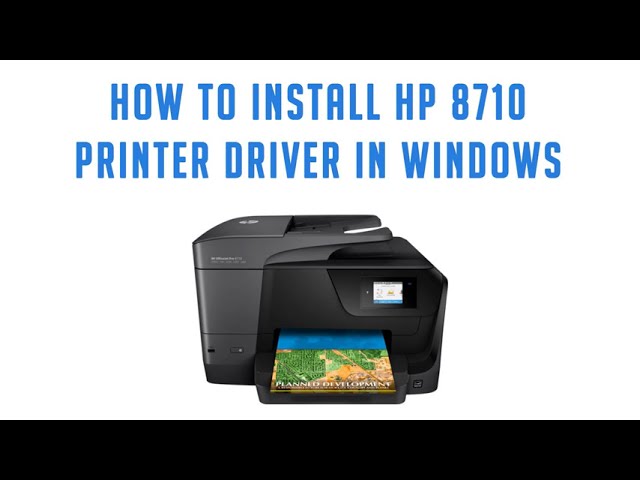 hp officejet pro 8710 kurulum